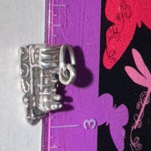 Sterling Silver Train Pendant